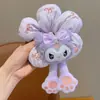 Kuromi Trasero Scrunchie de Flores para Niños para Niñas Lindo Lazo para Moño Accesorio para el Cabello