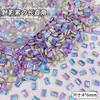 4X6Mm Largo Recto Punta Inferior Cristal Uña Portátil Decoración Decoración de Uñas Artísticas Celebridad de Internet Diamante para Uñas Artísticas Venta al por Mayor