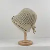 Sombrero de Pescador con Espalda Calada y Lazo, Estilo Nuevo, Versátil y Transpirable, para Mujer, para Actividades al Aire Libre y Protección Solar