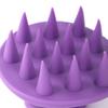 Cepillo de masaje para limpieza de cabeza con champú de silicona al por mayor, herramienta para el baño con champú suave.