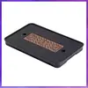 Bandeja de té de piedra de porcelana Wujin de imitación de lujo ligero para el hogar, juego de té, mesa de té pequeña, mesa de almacenamiento y drenaje de agua, mesa de remojo en seco, bandeja de té de piedra Wujin