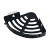 Estante de Almacenamiento Triangular Sin Perforaciones Baño Baño Colgante de Pared Azul Esquinero de Baño Ventosa Negro Estante de Almacenamiento