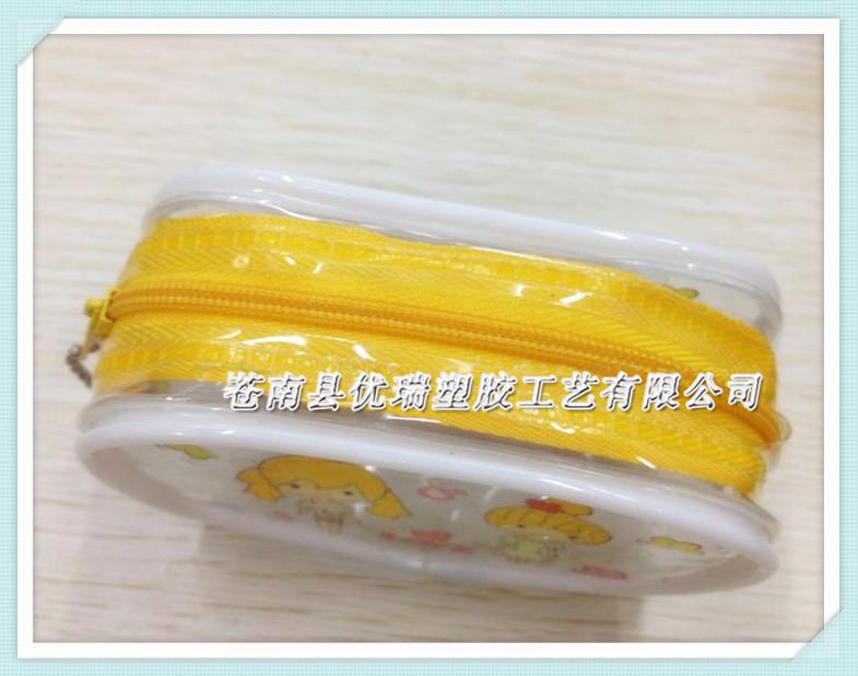 2014新款桃心PVC包装袋 零钱包 卡通图案厂家直销5_副