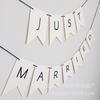 Decoración para Fiesta de Boda Accesorios para Fotos Cartulina Papel Kraft Banderines Colgantes Pancarta de Papel Personalizada Festivo Navidad