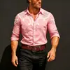 Nueva camisa de manga larga para hombre con estampado 3D de plumas en mezclilla estilo Western, top estampado de alta calidad