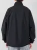 Chaqueta Superior para Hombre de Temporada Cruzada Nueva Primavera y Otoño Casual Versátil Holgada Cuello Alto Moderna Impermeable Resistente al Viento para Exteriores
