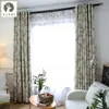 Nova Cortina Pastoral Americana Fresca Estampada Blackout Total Cortina de Cama Tecido Fábrica Fornecimento Direto Suporte E-Commerce * Magpie