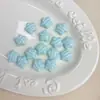 Cuentas de Estrella de Cinco Puntas con Forma de Ola de Color Sólido Hechas a Mano para DIY, Agujero Recto, para Cadenas de Teléfono, Llaveros, Accesorios de Colgantes y Cuentas Sueltas
