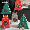 Regalo de Navidad DIY Caja Creativa de Manzana Caja de Regalo de Árbol de Navidad Bolsa de Regalo Caja de Embalaje de Fruta de Nochebuena