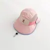 Sombrero de Protección Solar para Niños de Secado Rápido Primavera y Verano Ala Ancha Gorra Fina de Pico de Pato Unisex Visera Solar para Bebé Sombrero de Malla Estilo Coreano Bloqueo de Color