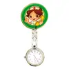 Processamento de Amostra Relógio de Enfermagem Lindo Luminoso Feminino Relógio de Peito Relógio de Médico Relógio Infantil Moderno Relógio de Enfermagem de Desenho Animado