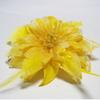 Broche de flores de seda, nuevo tocado de actuación para niños, ramillete de flores, traje de flores, flor grande, pluma, accesorios para el cabello, ropa, tulipán