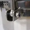 Aço inoxidável 304 sanitário anel de elevação de boca de visita de pressão redonda furo de armazenamento furo manual reator observação boca de visita de alta pressão