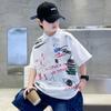 Verano Nuevo Zhongda Camiseta Polo de Manga Corta para Niños Camiseta Lel Personalizada para Niños Ropa Casual para Niños Top para Niños a la Moda