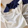 Camiseta de Algodón Puro de Manga Larga para Niños Nueva Ropa de Primavera y Otoño para Niños y Niñas Marca de Moda Camiseta Base Rayada Bordada para Bebés y Niños