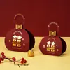 Caixa de Doces 2023 Nova Sacola de Doces de Caqui Caixa de Doces para Casamento Embalagem de Caixa de Presente de Alto Nível Caixa de Doces Suprimentos para Casamento