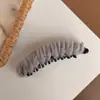 Piranha Fofa Estilo Coreano para Mulheres, Presilha Vertical de Rabo de Cavalo de Alta Qualidade, Acessório de Cabelo para a Parte de Trás da Cabeça, Ornamento de Cabelo para Outono e Inverno