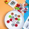 Goma de borrar creativa de estilo futbolístico con dibujos animados, venta al por mayor, para escuela primaria, con cabezal de goma, artículos de papelería de aprendizaje para niños, regalos
