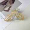 Pinza hueca de mariposa de alta textura con agarre de ácido acético, elegante pinza de tiburón, pinza para el cabello exquisita que combina con todo, horquilla, adorno para la cabeza, accesorios para el cabello