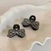 Pinza para el Cabello Mini Exquisita de Pedrería Perezosa de Moda Pasador Simple Versátil Pinza para el Cabello de Princesa