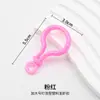 Llavero de figura de muñeco con hebilla de bombilla de luz de colores de alta calidad, hebilla de langosta de plástico para bolsa, accesorios de joyería DIY al por mayor