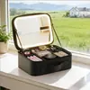 Bolsa de Maquillaje con Luz, Gran Capacidad, Compartimentos Divididos, Almacenamiento Portátil, con Espejo, Estuche de Viaje para Maquillador Profesional, Caja de Maquillaje