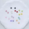 Estrella Pequeña Estrella de Cinco Puntas Aleación DIY Cadena para Teléfono Móvil Material Pulsera Hecha a Mano Accesorios de Joyería para Niños Accesorios Coloridos