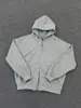 Moletom com Capuz Básico Tendência 2026 Masculino Cor Sólida Peso Pesado, Jaqueta Cardigan Casual Solta Outono Unissex para Casal