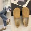 Zapatos Planos Retro de Punta Redonda para Mujer 2025 Primavera y Otoño Nuevo Estilo Zapatos Birkenstock para Mujer Zapatos Planos Casuales sin Cordones