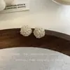 Pendientes Elegantes de Flor de Hortensia para Primavera y Verano Pendientes de Diseño Nicho 2025 Nuevo Estilo Caliente Pequeña Fragancia Pendientes de Alta Gama