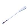 Cable de conexión para soporte de tubo de lámpara LED T5T8 al por mayor, espaciado de agujeros de 8,5 mm, 2 núcleos, 0,5 mm², enchufe de cola de 8 palabras, cable de alimentación
