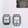 Aleación de Zinc y Zhongzhong Hebilla Cuadrada en Forma de 3 Dispositivo de Ajuste de Hebilla de Cinturón para Mochila Herrajes de Hebilla Decorativa para Equipaje para Bolsas