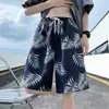 Shorts de Playa de Verano para Hombre Hechos a Medida, Delgados, Resistentes al Agua, de Corte Holgado, de Secado Rápido, Shorts Florales, Shorts Casuales Grandes