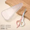 Conjunto de Tesouras para Corte de Cabelo Infantil em Estoque, Tesouras Seguras para Bebês com Ponta Redonda e Trava, Tesouras de Cabeleireiro, Tesouras Planas, Tesouras Desbastadoras