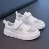 Zapatos para Niños, Tenis de Malla Transpirable de Verano para Niñas, Zapatos Deportivos Casuales de Otoño para Niños, Zapatos Blancos para Campus Estudiantil