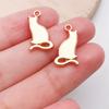 Pacote de Material para Acessórios de Joalheria DIY Pingente Patinha de Gato e Gatinho Ouro 20K Mix Pulseira Colar Brincos