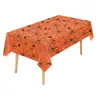 Amazon Mantel Desechable Tema Calabaza de Halloween Telaraña Decoración de Mesa para Fiesta Navideña Vajilla Decoración Transfronterizo