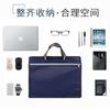 Bolso Satchel Impermeable de Tela Oxford Ampliado para Archivos Bolso para Archivos de Doble Capa Bolso para Archivos de Gran Capacidad