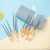 Set de 10 Brochas de Maquillaje: Brocha para Rubor, Brocha para Polvos, Brocha para Sombras de Ojos, Set de 25 Brochas de Maquillaje de Nylon en Caja para Fijar el Maquillaje, Pedido Pequeño Transfronterizo