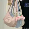 Bolso de Hombro Japonés de Alto Valor Estético, Gran Capacidad, para Mujer, Bolso Casual Tipo Dumpling para Estudiantes Universitarios, Adecuado para Clase y Viajes, Bolso Cruzado