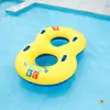 Flotador de Natación Doble Forma de 8 con Asas Salvavidas Anillo de Natación para Hombres y Mujeres Súper Grueso Inflable para Adultos Tamaño Grande Surf para Padres e Hijos