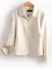 Chaqueta de Cuero Negra de Longitud Media para Mujer con Cuello Alto y Cinturón de Corbata, Nuevo Estilo Otoño e Invierno, Elegante Abrigo de Cuero