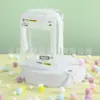 Bolsa de Armazenamento Estilo Desenho Animado Pvc Impermeável Display de Boneca de Pelúcia Transparente à Prova de Poeira Capa Protetora Bolsa Conveniente com Gancho para Sair
