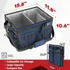 Caja de Almacenamiento para Barbacoa Transfronteriza Impermeable y Resistente al Desgaste Bolsa para Herramientas de Parrilla Tela Oxford Engrosada Caja de Herramientas para Camping al Aire Libre Picnic