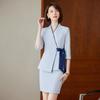 Atacado Outono Slim Moda Estilo Coreano Feminino Profissional de Beleza Terno Temperamento Técnica Feminina Manga Média Roupas de Trabalho Traje