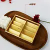 Caja de embalaje transparente de alta gama con estampado de bronceado directo de fábrica, caja de regalo, caja de dulces, caja de embalaje para banquetes de boda