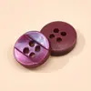 Botones Redondos Perlados de Colores Caramelo, Botones de Resina de Cuatro Agujeros para Camisa, Botones Decorativos Versátiles para Ropa Infantil, Botones al por Mayor