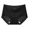 Pantaletas de Maternidad de Seda de Hielo con Forma de V de Cintura Baja, Hilo de Aire Frío para Antes y Después del Embarazo, No Aprietan, Pantaletas Triangulares con Entrepierna Extendida 9868