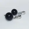 Collar de Perlas de Mijo de Alta Gama para Mujer, Colgante de Hebilla Universal de una Sola Perla de Obsidiana, Cadena de Perlas de Mijo, Cadena Versátil para Clavícula