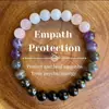 Temu Xiyin Tk Amazon Pulsera Popular Transfronteriza Pulsera de Piedra Natural Amatista Venta Caliente Europea y Americana Nuevo Al Por Mayor